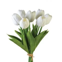 American Best 12" Real Touch Tulip Bunches (Various Colors) Floral Stems