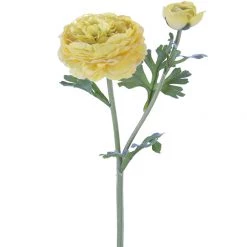 American Best Floral Stems 22" Butter Cup Ranunculus Spray (Various Colors) 24 American Best Floral Stems 22