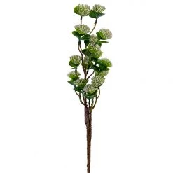 American Best 34" Clover Bud Spray, White Floral Stems