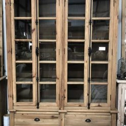 Global Imports Eva Wood & Iron Bookcase