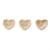 Mud Pie Wood Heart Trinket Tray (Various Styles) Decorative Trays & Risers