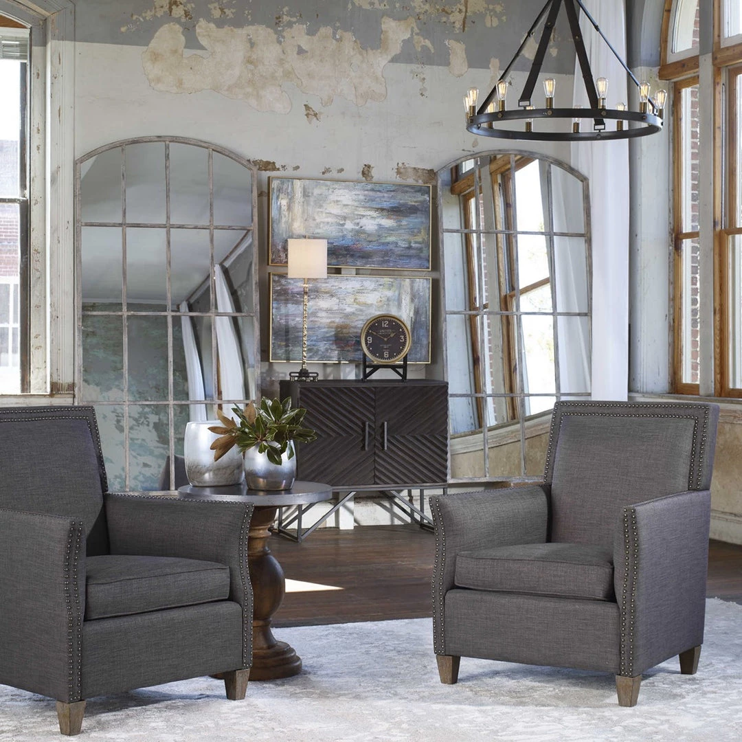 Uttermost Ivory Pane Floor Mirror 3 Uttermost Ivory Pane Floor Mirror