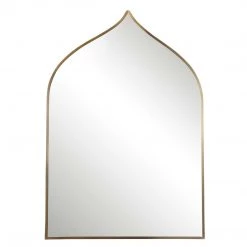 Uttermost Mirrors Brushed Gold Arched Mirror