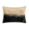 Cloud 9 Design Pillows Texas Beige Charcoal Pillow
