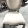 Global Imports Dining Chairs Opal Round Side Chair (Gray)