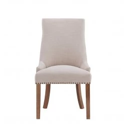 Forty West Designs Dining Chairs Brooke Side Chair, Washable Oatmeal
