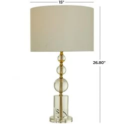 UMA Gold Crystal Glam Table Lamp