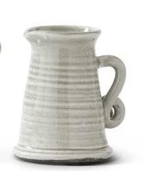 K&K Interiors Home Accents Gray Ceramic Vase (Various Sizes And Styles)
