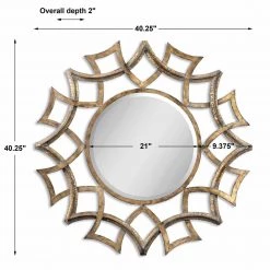 Uttermost Mirrors Demarco Round Mirror