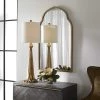 Uttermost Antiqued Bronze Arched Mirror Mirrors