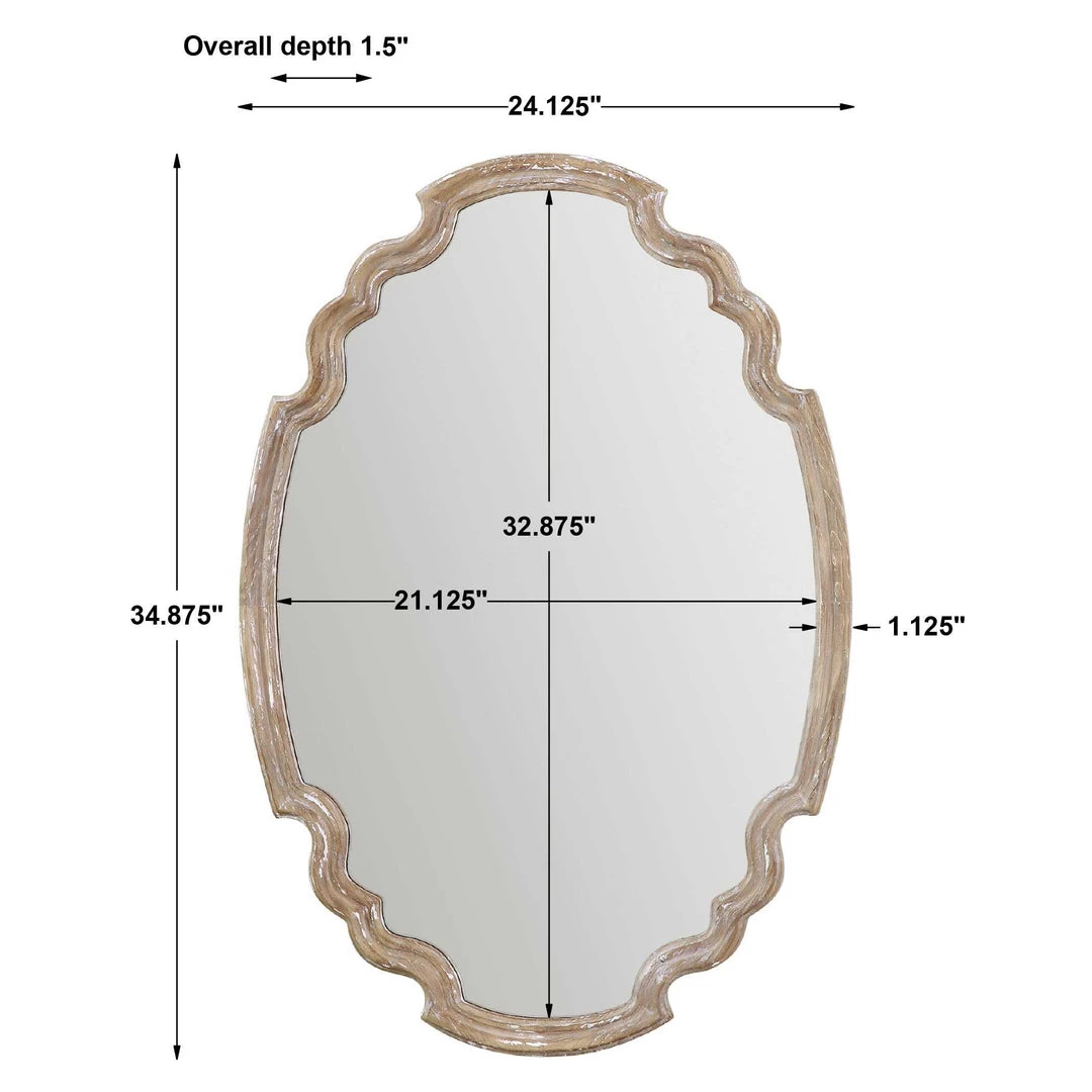 Uttermost Ludovica Wall Mirror Mirrors 3 Uttermost Ludovica Wall Mirror Mirrors