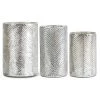 K&K Interiors Vases, Bottles, & Containers Herringbone Mercury Glass Vase (Various Sizes)