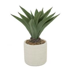 UMA Large Contemporary Botanical In White Pot (Various Styles)