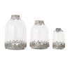 K&K Interiors Glass Votive Holder With Filigree Trim (Various Sizes) Candleholders