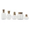 K&K Interiors Small Glass And Wood Vase (Various Styles) Vases, Bottles, & Containers