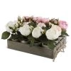 K&K Interiors Plants & Potted Items Potted Rose, Individual Plant (Various Colors)