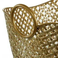 UMA Metal Storage Basket Home Accents