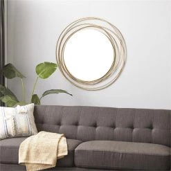 UMA Gold Contemporary Wall Mirror
