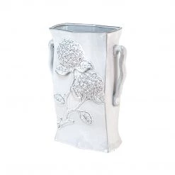 Import Collection Vases, Bottles, & Containers Hydrangea Ceramic Vase (Various Sizes)