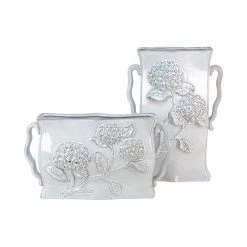 Import Collection Vases, Bottles, & Containers Hydrangea Ceramic Vase (Various Sizes)