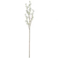K&K Interiors 35" Eucalyptus Stem, Powdered Green Floral Fillers