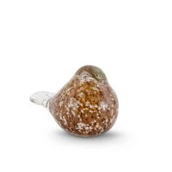 K&K Interiors Spring Speckled Glass Bird, Small (Various Colors)
