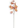 K&K Interiors 30" Two-Tone Gingko Stem, Orange Floral Stems