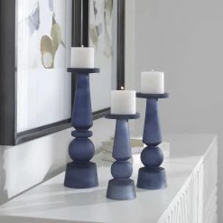 Uttermost Cassiopeia Candleholders, Set Of 3 (includes Candles)