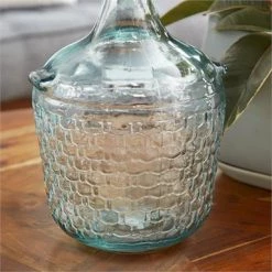 UMA Basket Weave Glass Bottle Vase Vases, Bottles, & Containers