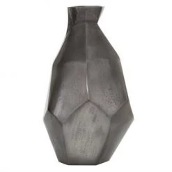 UMA Aluminum Gray Vase Vases, Bottles, & Containers