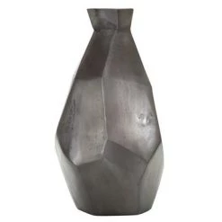 UMA Aluminum Gray Vase Vases, Bottles, & Containers