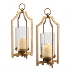 Uttermost Lucy Candleholders, Set Of 2 (includes Candles)