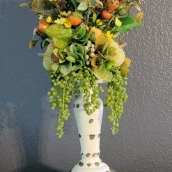 Diane Fall Candle Topper Floral Arrangements