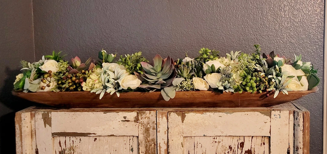 Diane 40" Doughbowl Centerpiece Floral Arrangements 1 Diane 40" Doughbowl Centerpiece Floral Arrangements