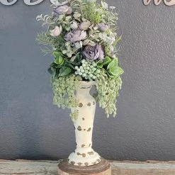 Diane Dusty Purple Candle Topper Floral Arrangements