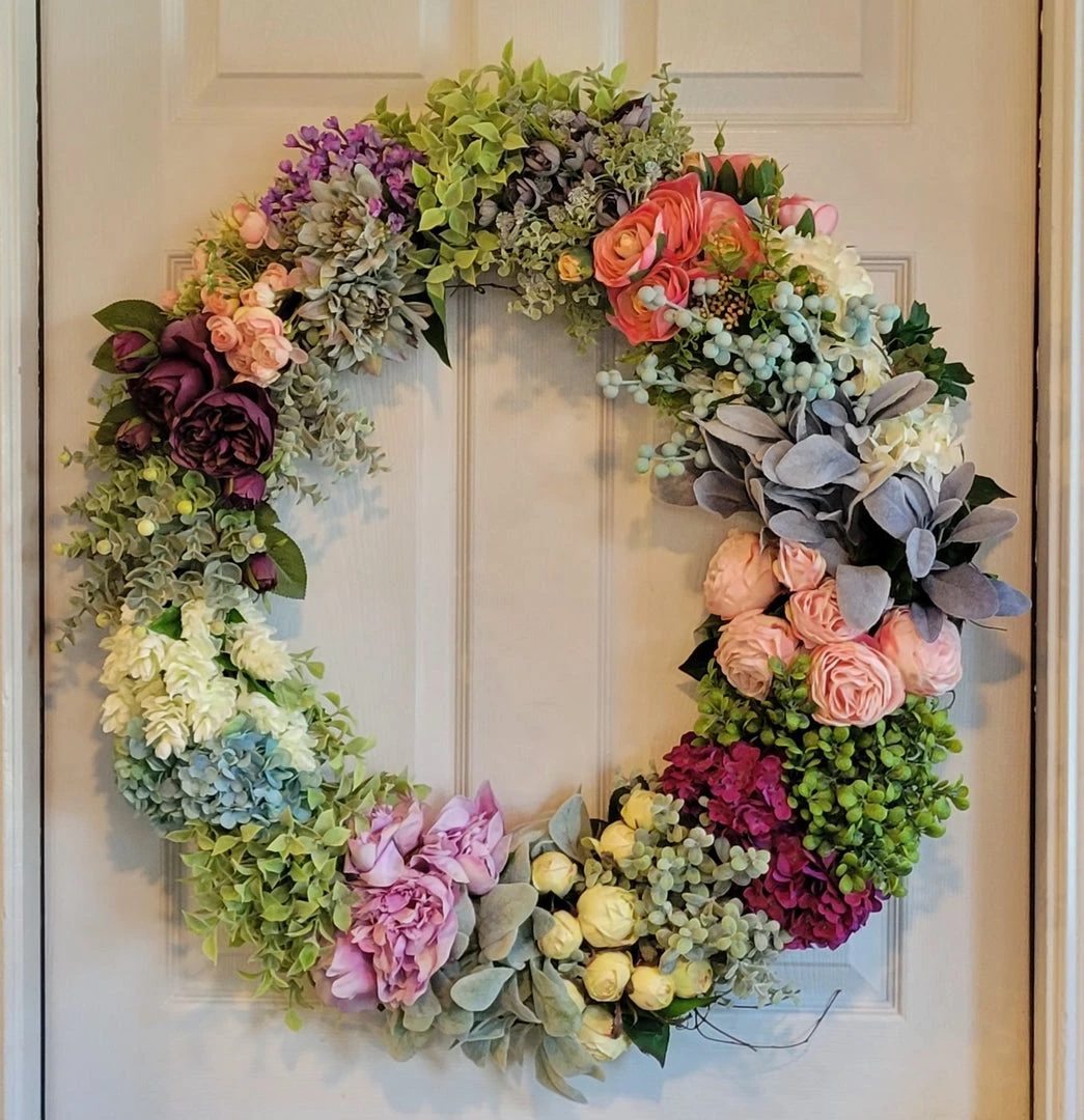 Diane Floral Arrangements 28"Everyday Wreath 1 Diane Floral Arrangements 28"Everyday Wreath