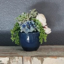 Diane 9" Tall Sit Around Floral Arrangements