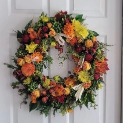Diane 23" Fall Wreath Floral Arrangements