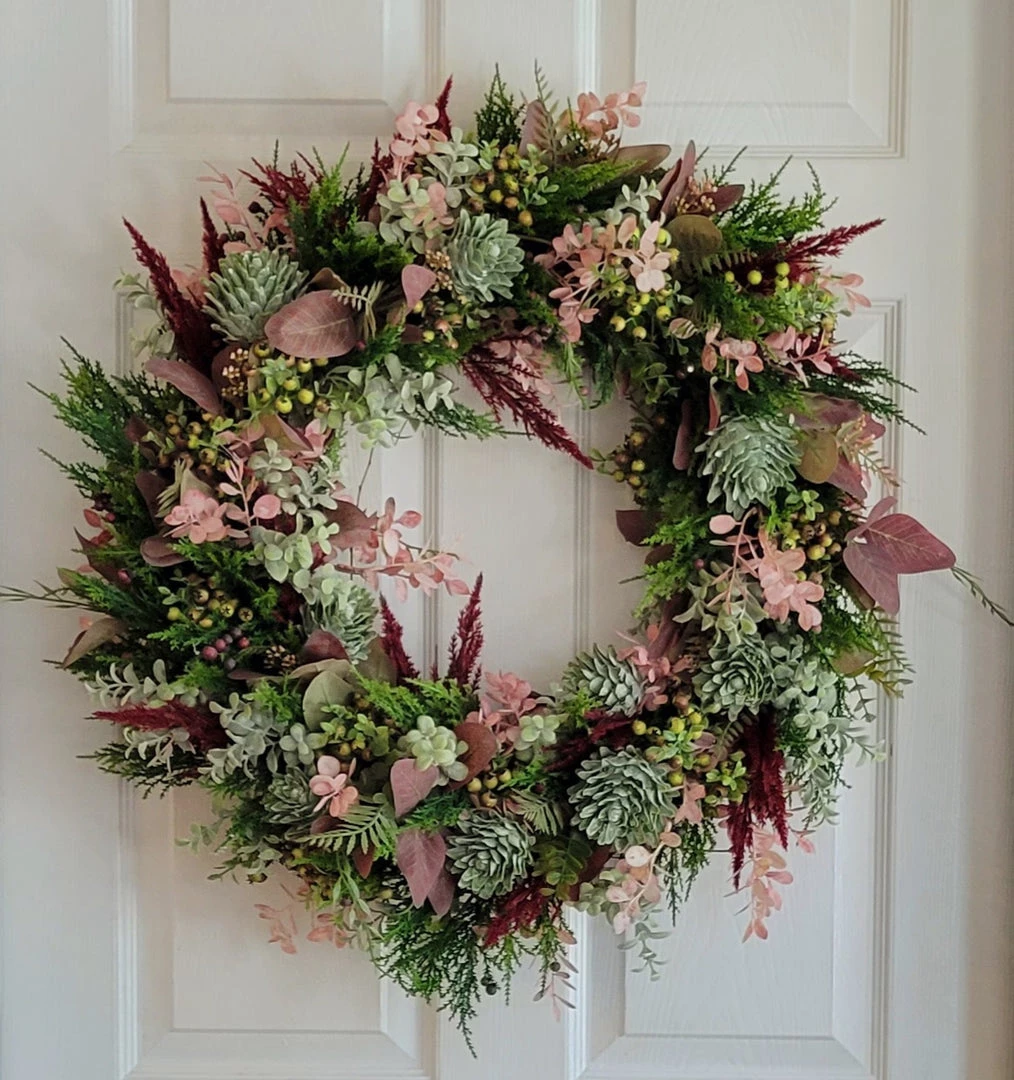 Diane Floral Arrangements Fall/Winter Wreath 1 Diane Floral Arrangements Fall/Winter Wreath