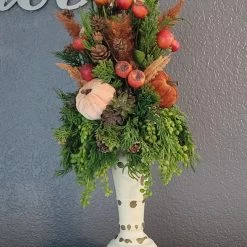 Diane Fall Candle Topper Floral Arrangements