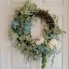 Diane Teal Fall Wreath Floral Arrangements