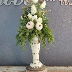 Diane Cream Fall Candle Topper