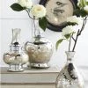 K&K Interiors Mercury Glass Bud Vase (Various Styles)