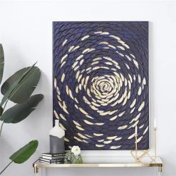 UMA Black Canvas Contemporary Wall Art