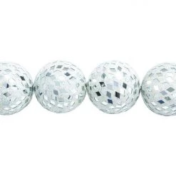 UMA Home Accents Decorative Mirror Mosaic Balls, Set Of 4