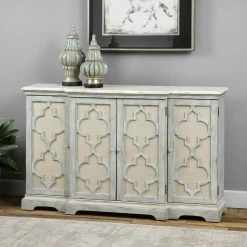 Uttermost Sophie Four Door Cabinet Consoles, Breakfronts, & Sideboards