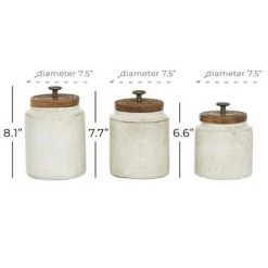 UMA Terracotta Jars & Lid (Various Sizes) Home Accents