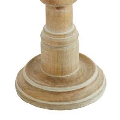 UMA Pillar Wooden Candleholders, Set Of 3