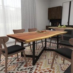 UMA Contemporary Wood Dining Table