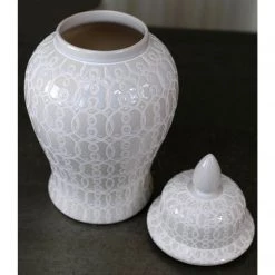 Import Collection Ellery Ceramic Jar Home Accents